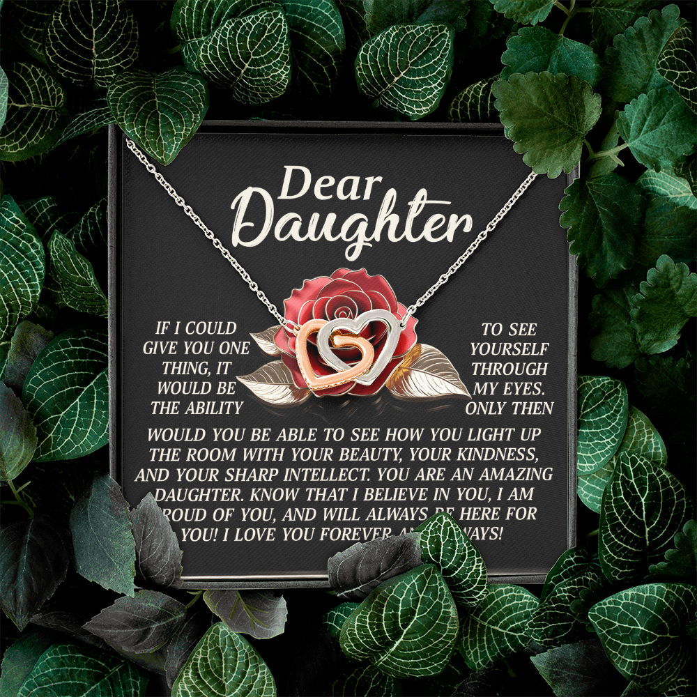 To My Daughter Necklace, Dad And Daughter Necklaces, Birthday Gift For Daughter Adult, Dad And Daughter Necklaces