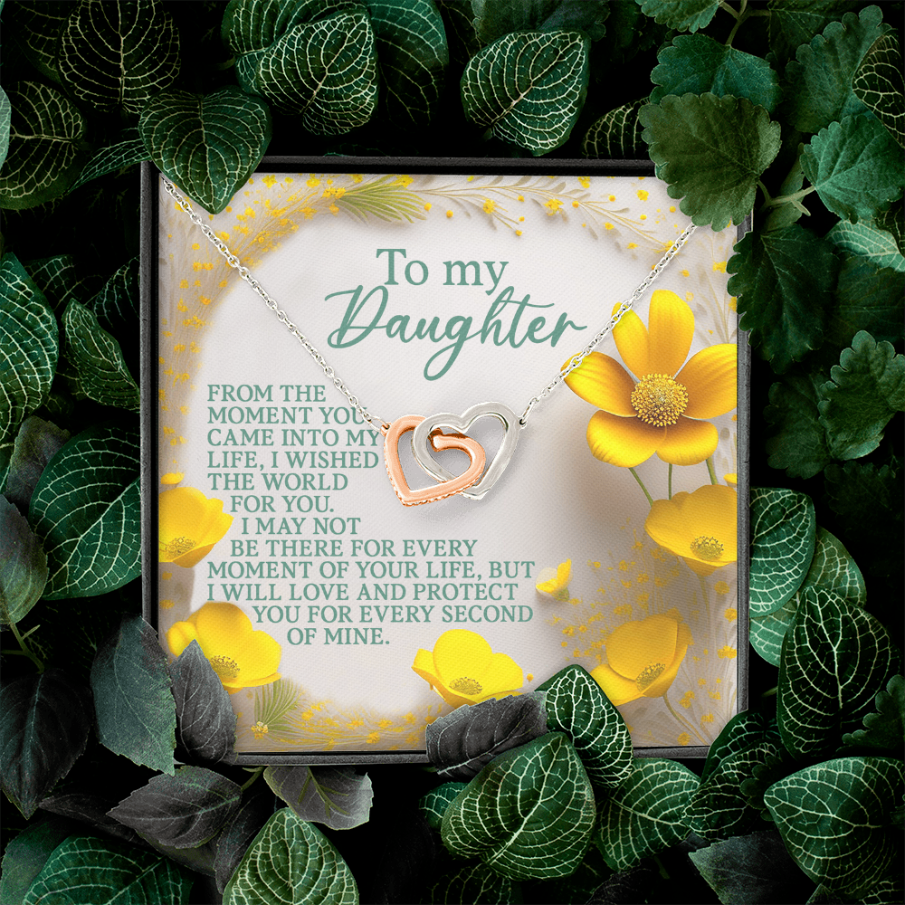 To My Daughter Necklace, My Daughter Gifts From Mom, Gifts From Dad To Daughter, Necklace For Daughter And Mom