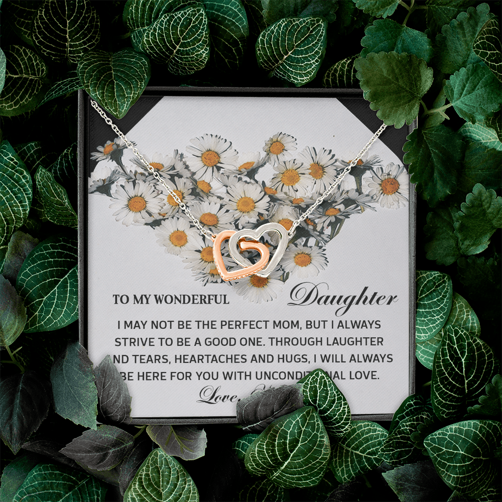 To My Wonderful Daughter Necklace, Daughter Gifts From Mom Unique, Mother Daughter Necklace, My Daughter Gifts From Mom