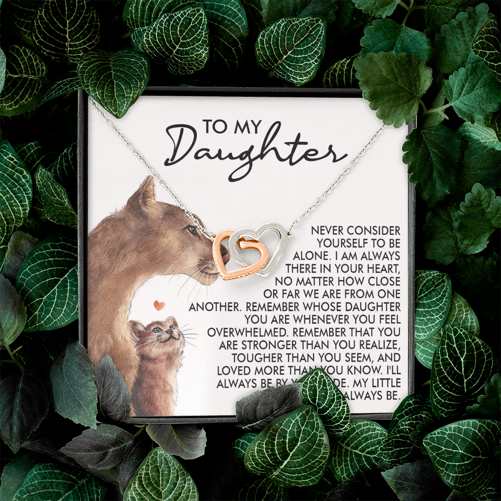 To My Daughter Necklace, To My Mom Necklace, Adult Daughter Valentines Gifts, Necklace From Dad To Daughter