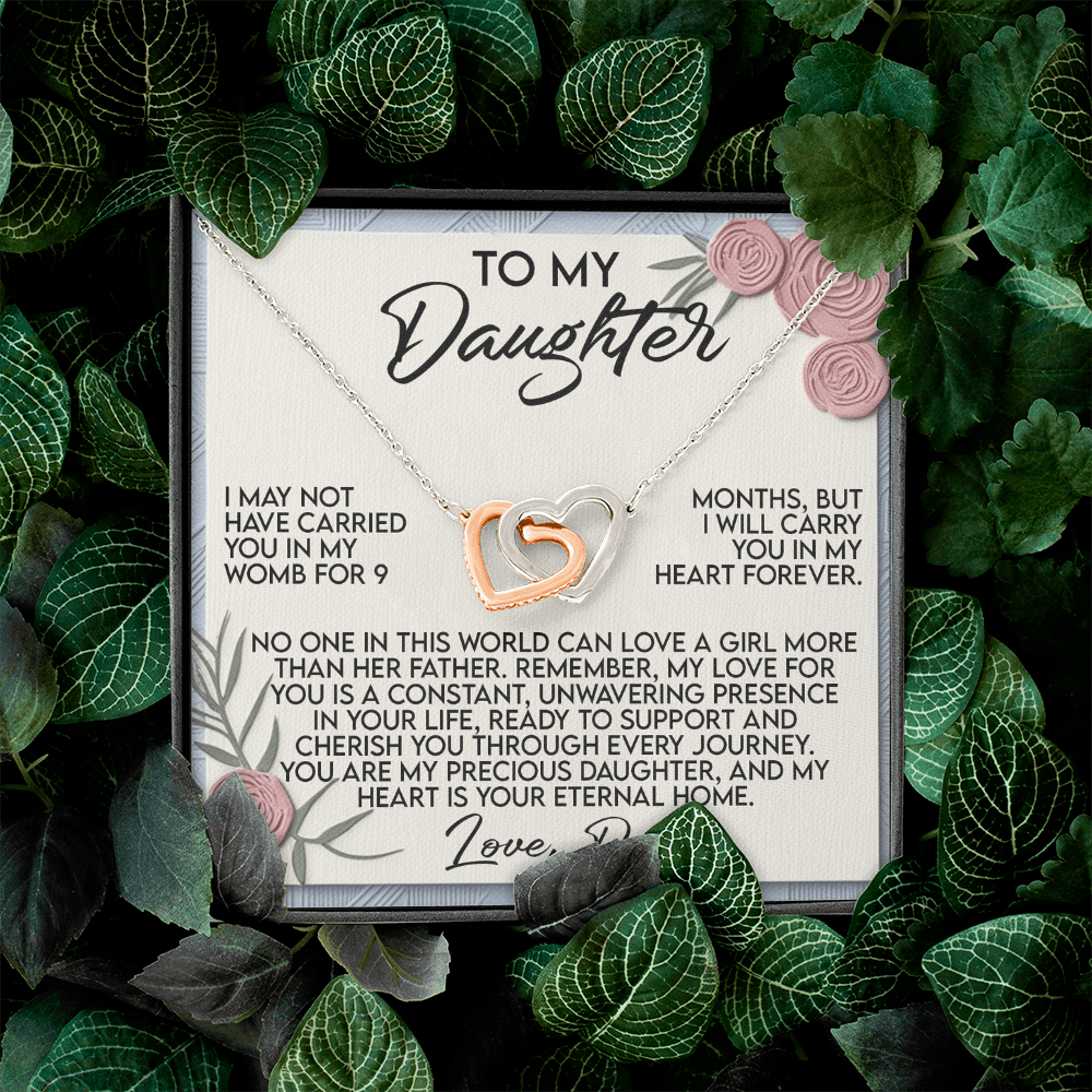 To My Daughter Necklace, Daughter Necklace From Dad, To My Daughter Necklace From Dad, Dad To Daughter Necklace