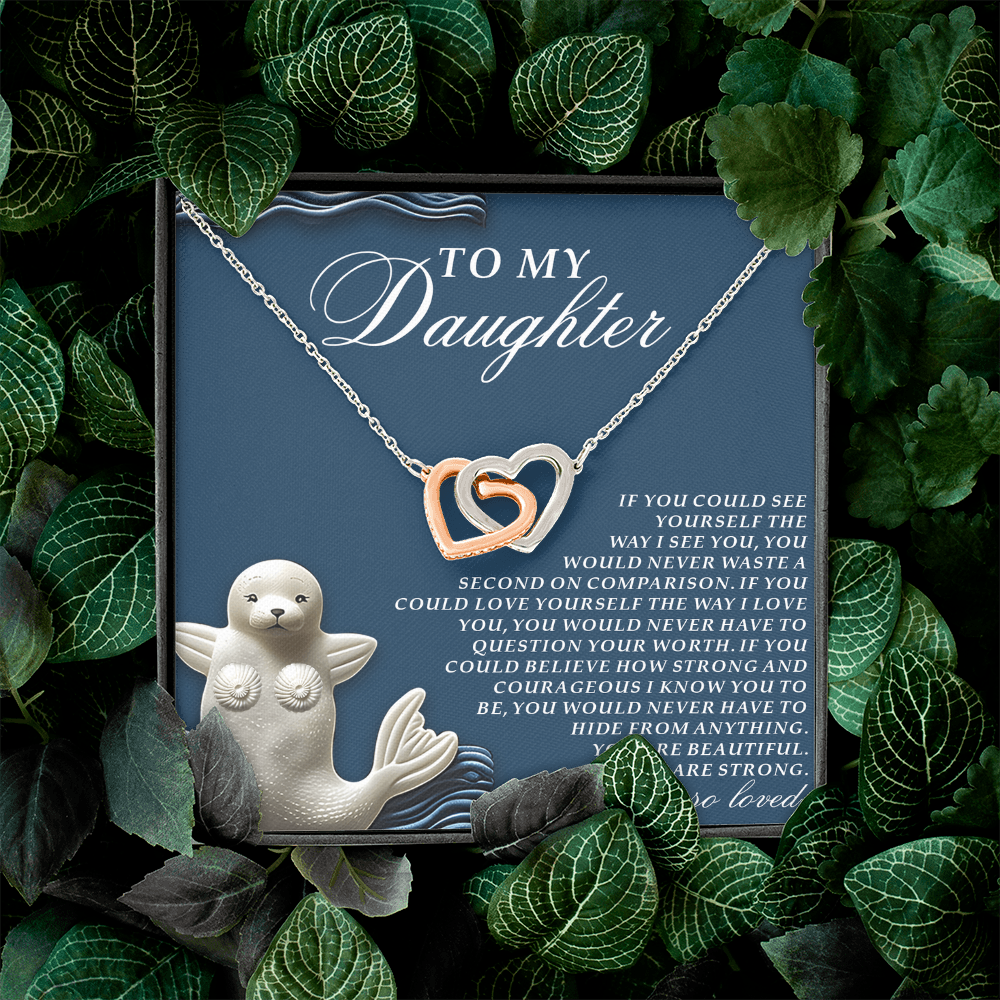 To My Daughter Necklace, Daughter Necklace From Dad, Birthday Gifts For Adult Daughter, Daughter Jewelry From Mom