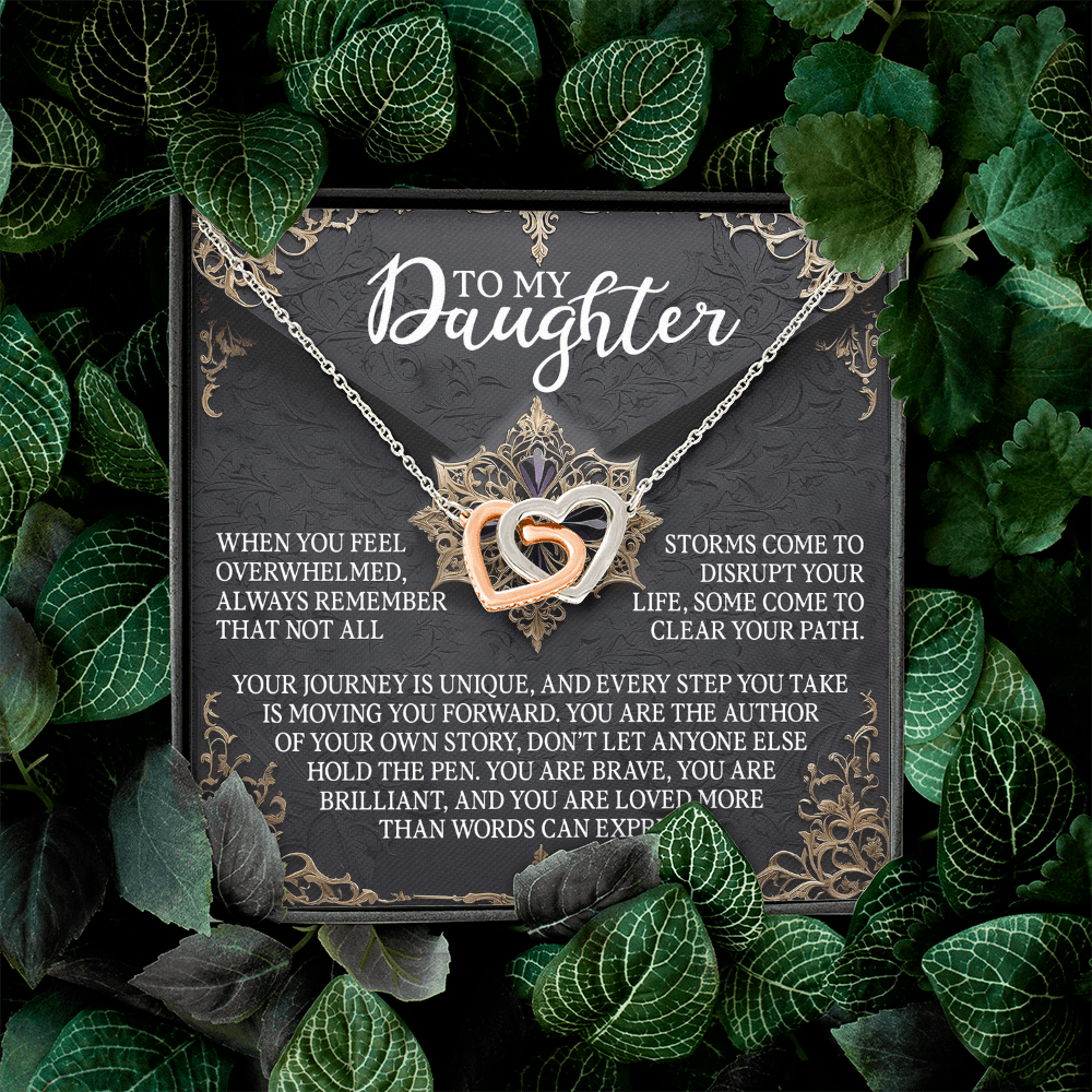 To My Daughter Necklace, For My Daughter From Dad, Daughter Gift From Dad, Daughter Necklaces From Mom