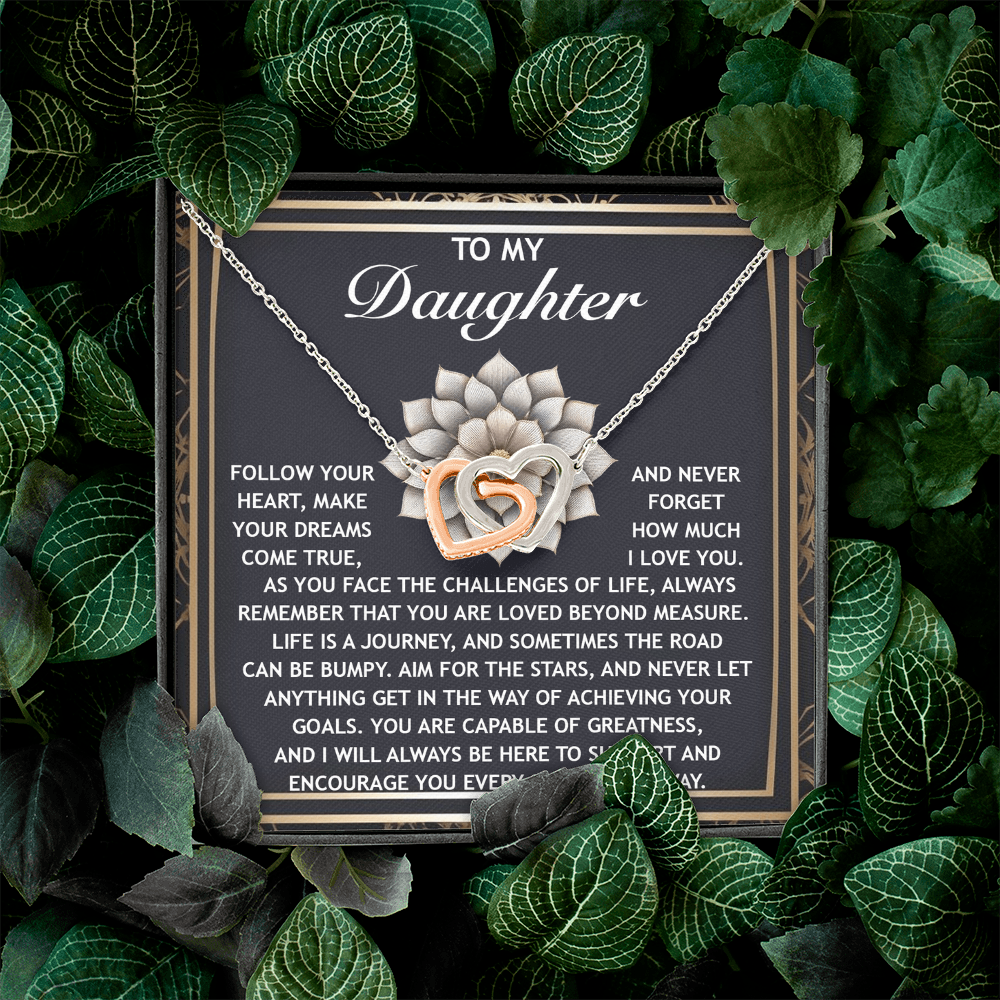 To My Daughter Necklace, Daughter Necklace From Mom, Birthday Gifts For Adult Daughter, Necklaces For Daughter From Dad