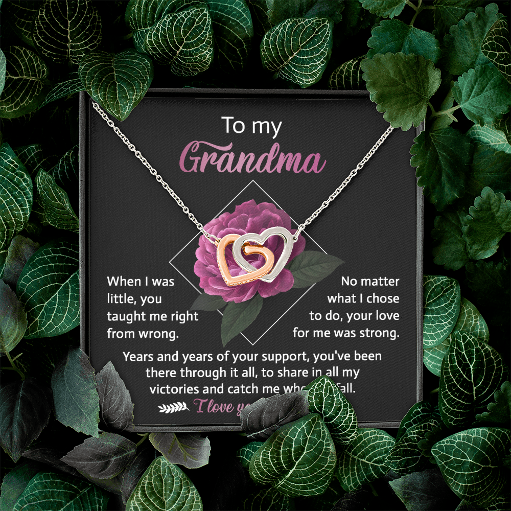 To My Grandma Necklace, I Love My Grandma Necklace, Gifts For My Grandma Birthday, Mothers Day Gift For My Grandma