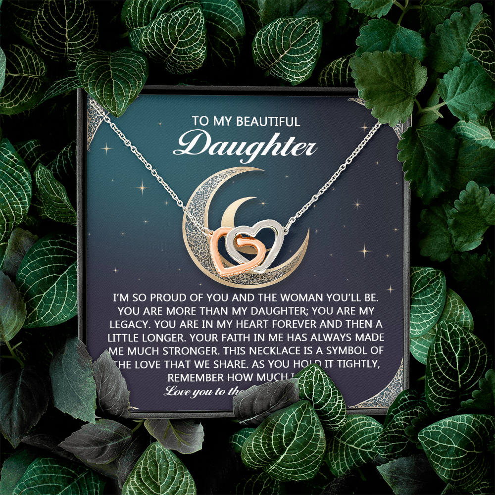 To My Beautiful Daughter Necklace, For My Daughter Necklace, Daughter Gifts From Mom, For My Daughter From Mom