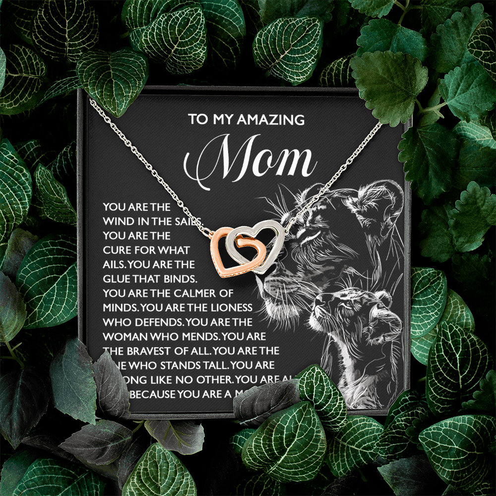 To My Amazing Mom Necklace, Worlds Best Mom Necklace, Sentimental Gift Mom From Son, Mother's Day Gifts For Mom Spanish