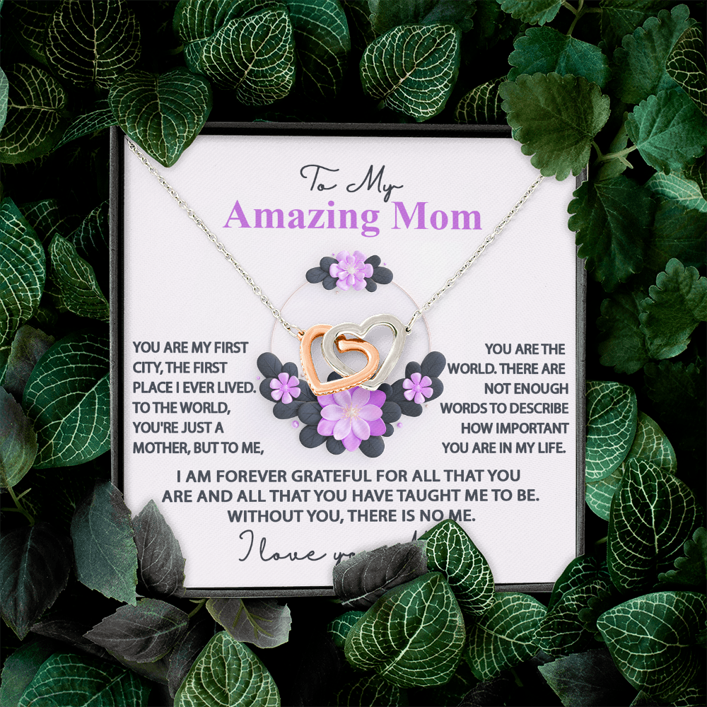 To My Amazing Mama Necklace, Mothers Day Necklace From Son, Christma Mom From Daughter, Gift My Mom Birthday, Mother Day Gift Mom Jewelry