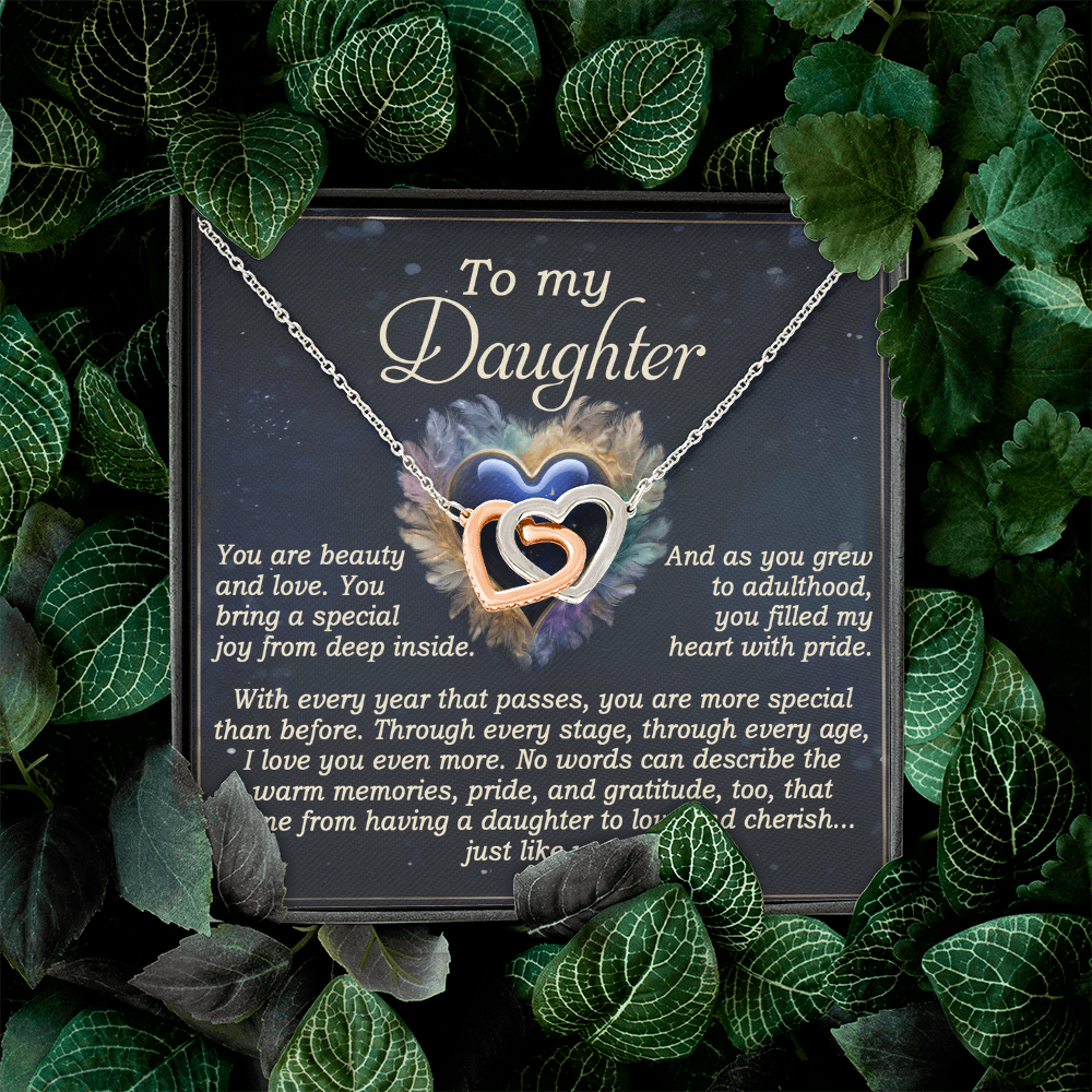 To My Daughter Necklace, For My Daughter From Dad, Daughter Gift From Dad, Daughter Necklaces From Mom