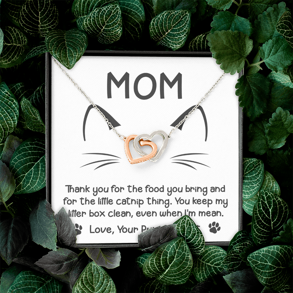 To My Mom Necklace, Message Card Necklace Gift To Mom, Gifts For Your Mom From Daughter, Gifts For Moms From Daughters