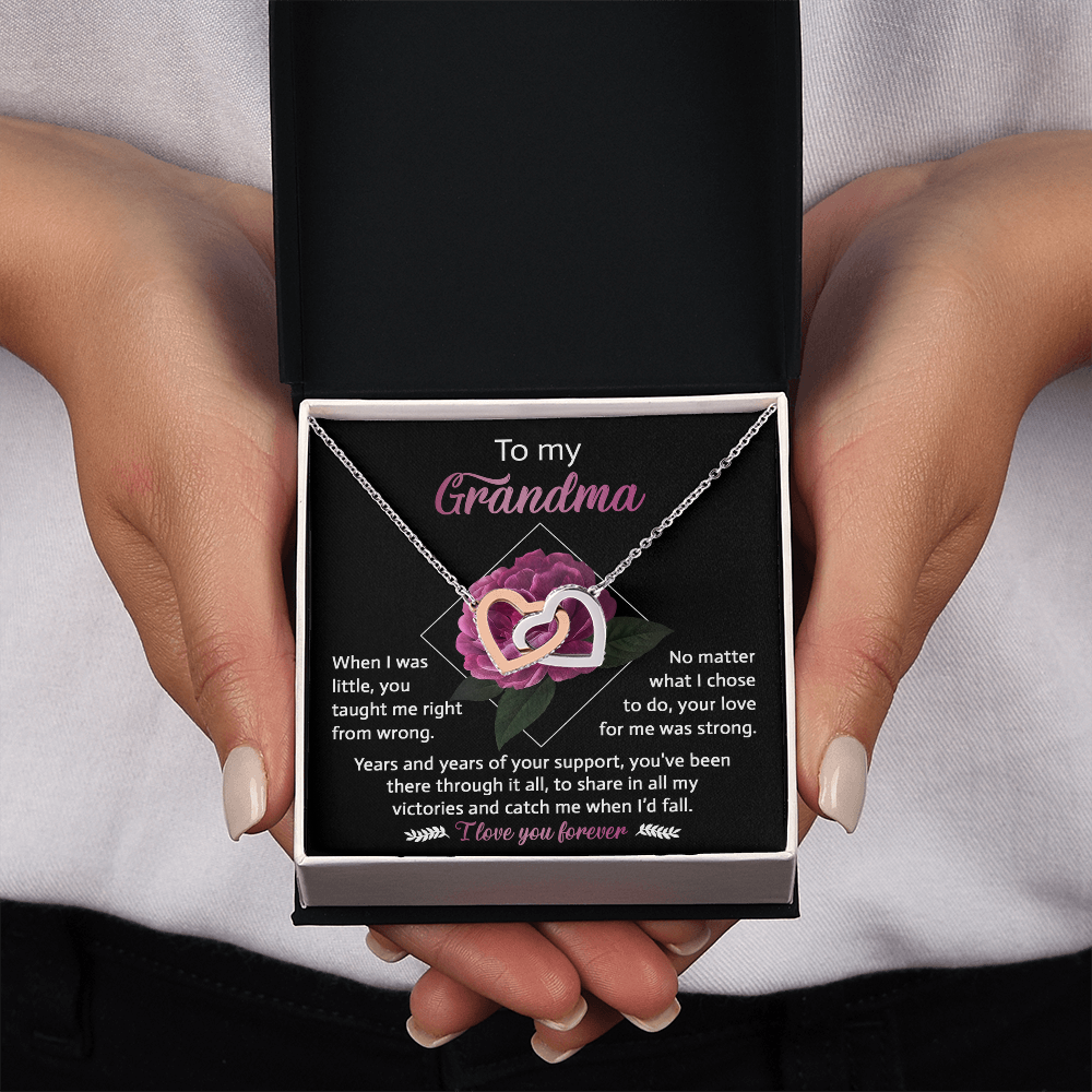 To My Grandma Necklace, I Love My Grandma Necklace, Gifts For My Grandma Birthday, Mothers Day Gift For My Grandma