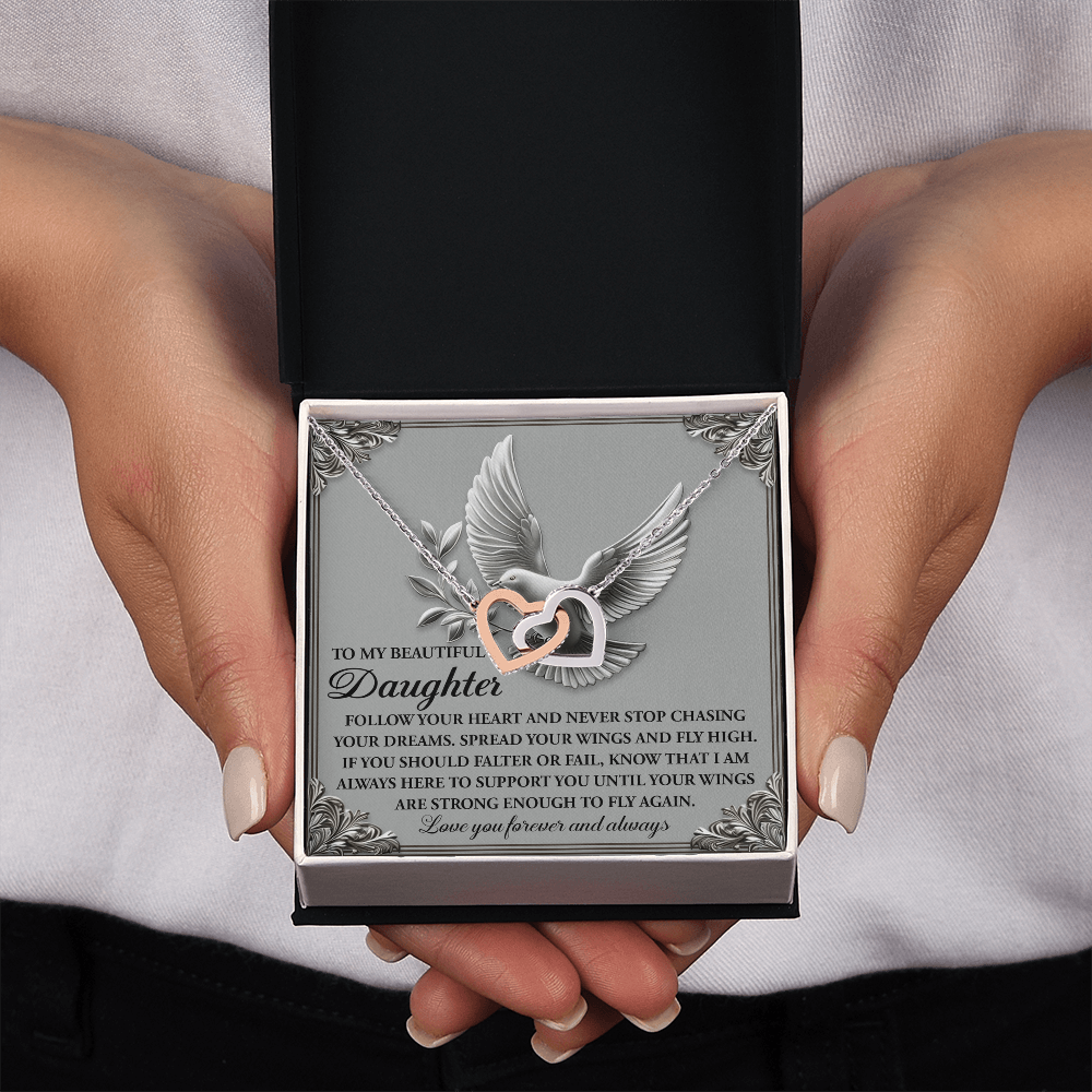 To My Beautiful Daughter Necklace, Birthday Card For Adult Daughter, Adult Daughter Birthday Gifts, Bonus Daughter Gifts Unique
