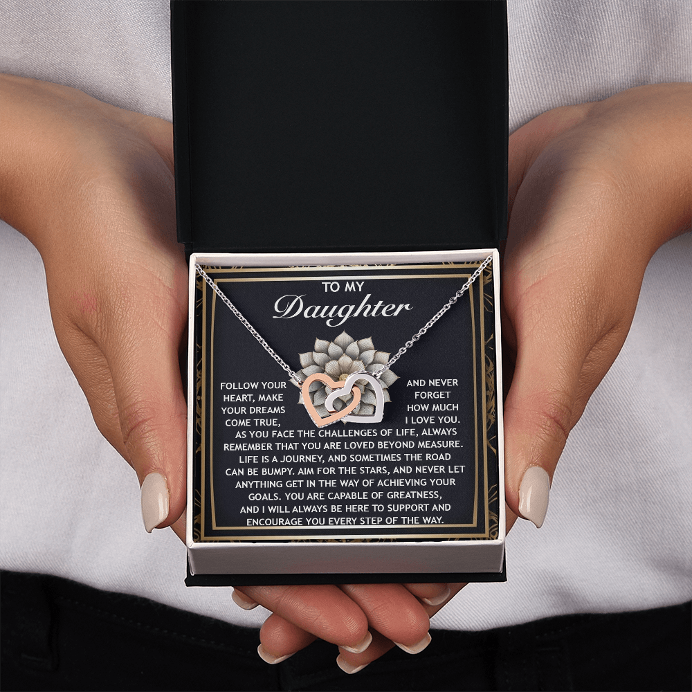 To My Daughter Necklace, Daughter Necklace From Mom, Birthday Gifts For Adult Daughter, Necklaces For Daughter From Dad