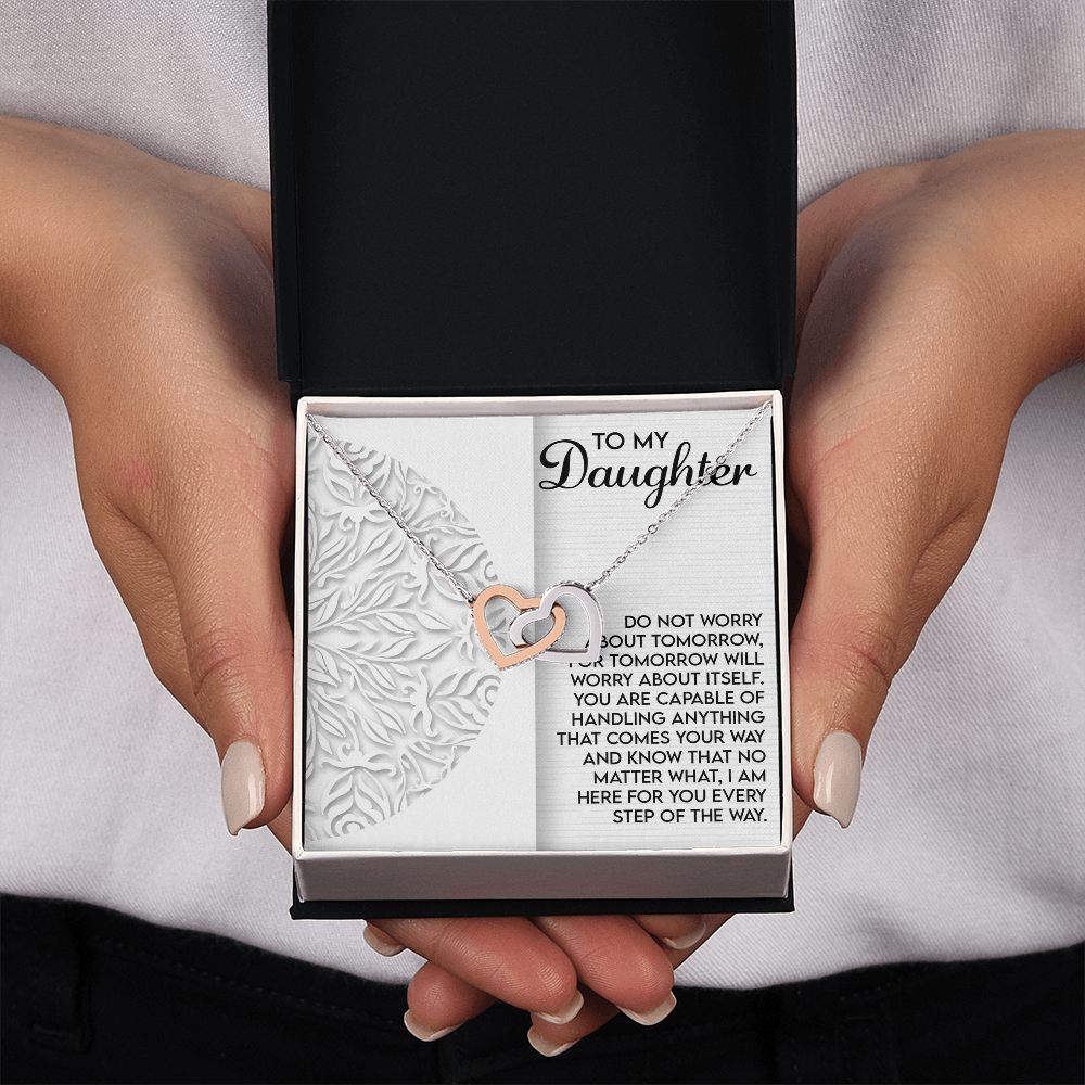 To My Daughter Necklace, To My Daughter From Mom, Fathers Day Gifts From Daughter Necklace, Valentines Gift Daughter From Dad