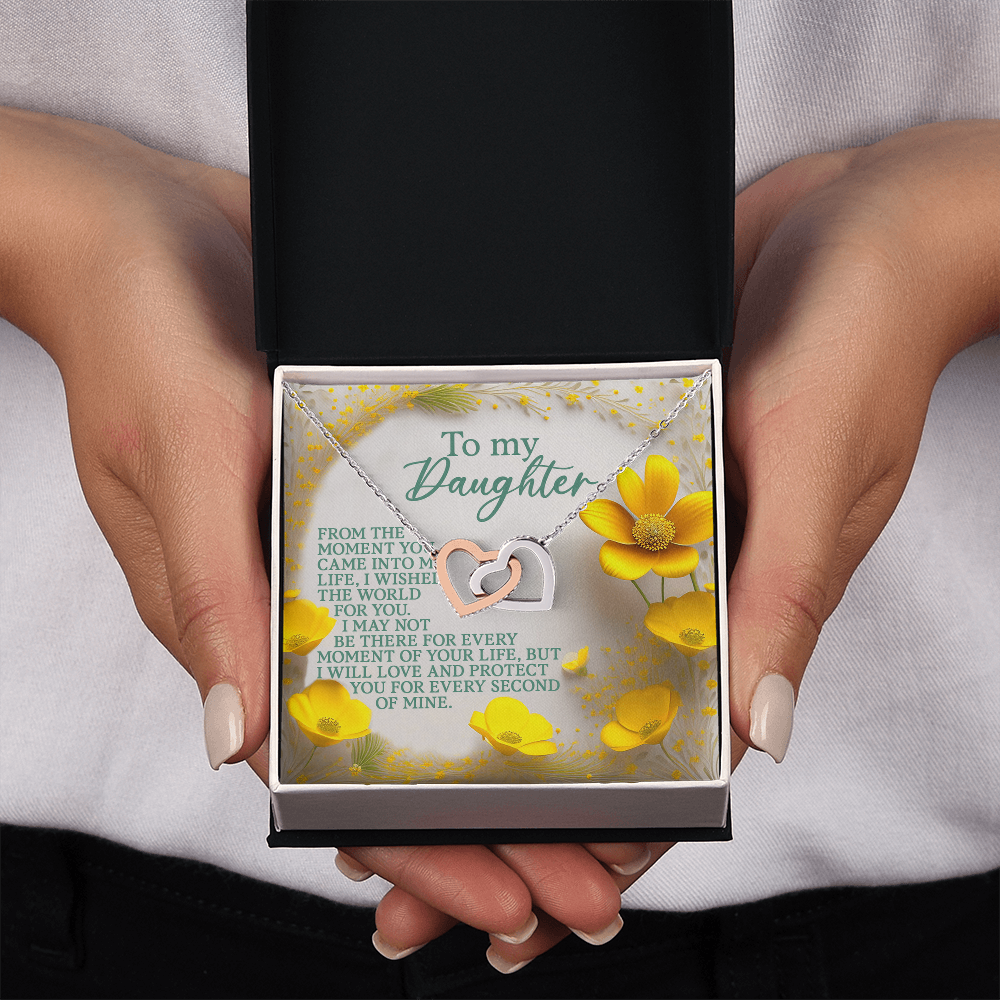 To My Daughter Necklace, My Daughter Gifts From Mom, Gifts From Dad To Daughter, Necklace For Daughter And Mom