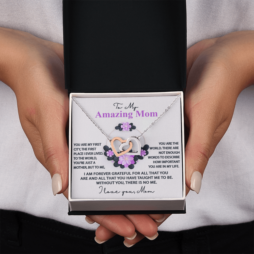 To My Amazing Mama Necklace, Mothers Day Necklace From Son, Christma Mom From Daughter, Gift My Mom Birthday, Mother Day Gift Mom Jewelry
