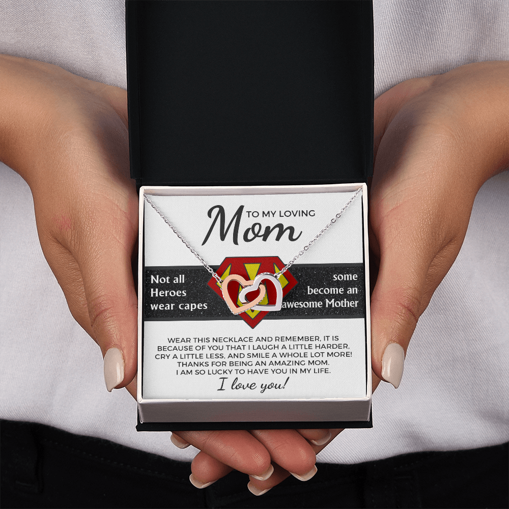 To My Loving Mom Necklace, Jewelry Mother Day Gift, I Love My Mom Necklace, Gifts For Mexican Moms, Birthday Gift Boyfriends Mom