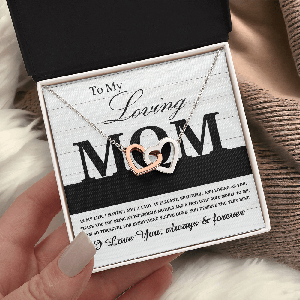 To My Loving Mom Necklace, Mothers Day Gifts Mom, Mother Day Gift Mom Necklace, Christma Mom Gift From Daughter, Gift Mom Mother Necklace Pendant