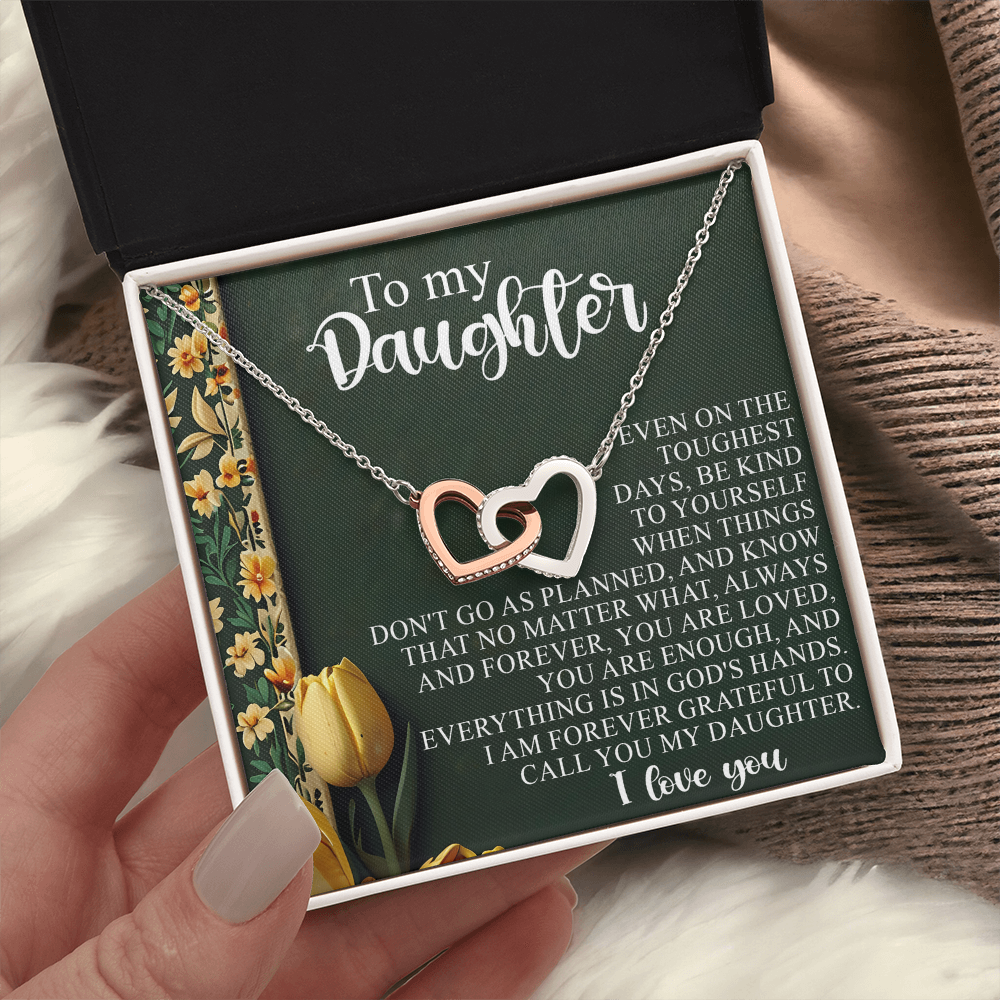 To My Daughter Necklace, Valentine For Adult Daughter, Daughters Necklace From Dad, To My Badass Daughter Necklace From Dad