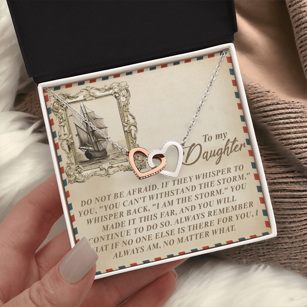 To My Daughter Necklace, Daughter Necklace From Dad, To My Daughter Necklace From Dad, To Our Daughter Gifts From Parents