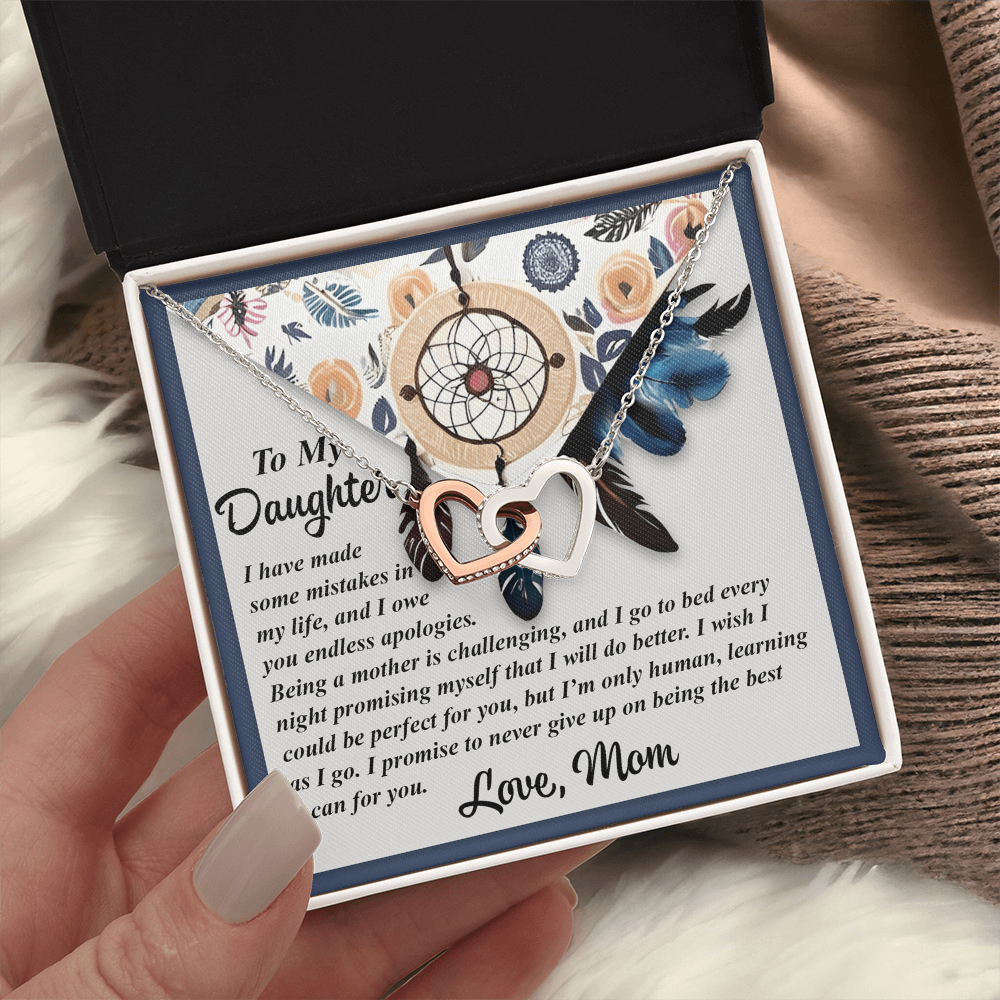 To My Daughter Necklace, Mother And Daughter Necklace, Gifts For Daughter Adult, Jewelry For Daughter From Dad