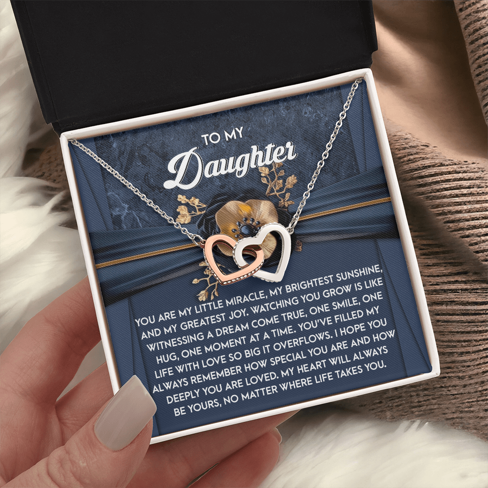 To My Daughter Necklace, Mom And Daughter Necklaces, Father Daughter Necklace, Jewelry For Daughter From Mom