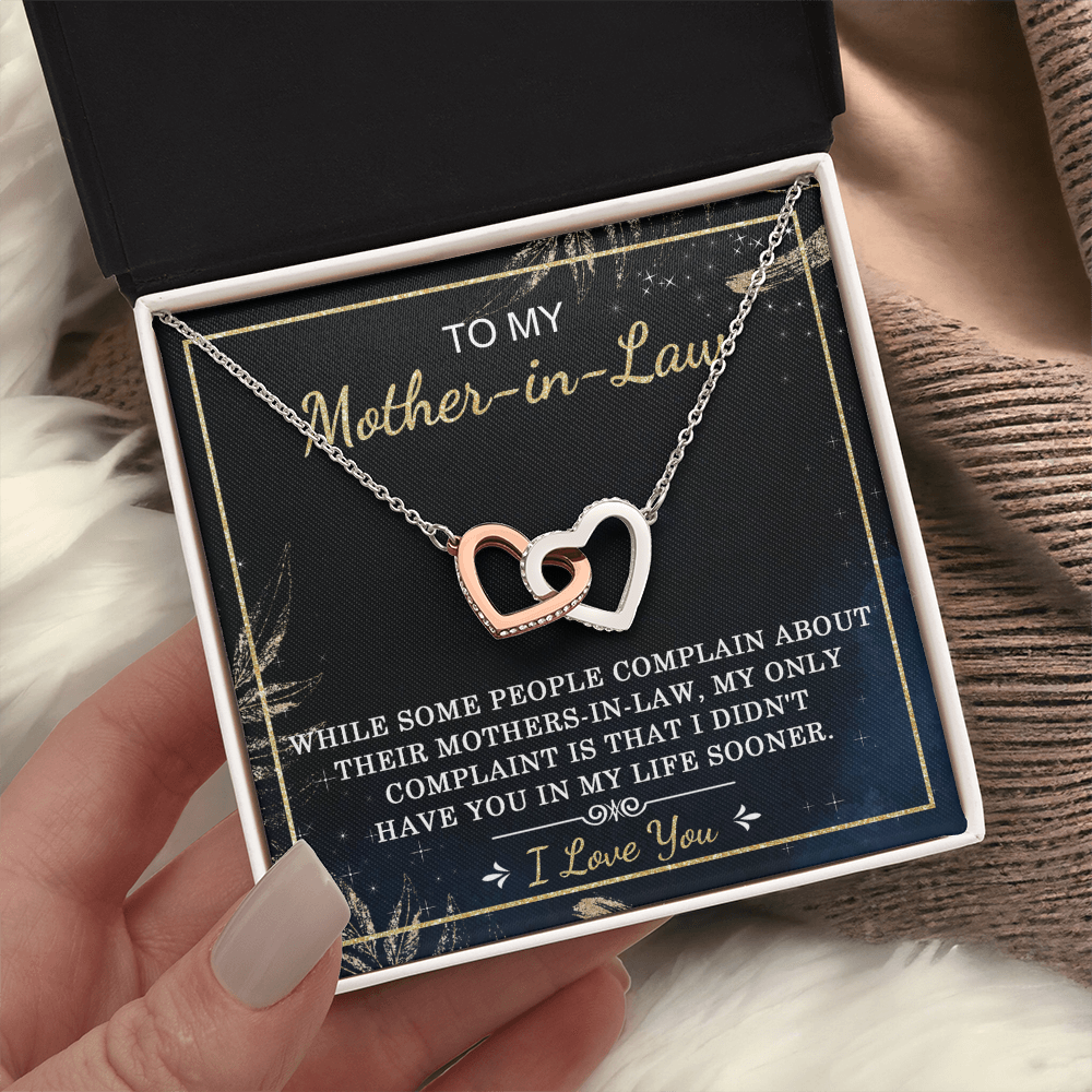 To My Mother-In-Law Necklace, Birthday Gifts For Mother In Law From Daughter In Law, Birthday Gifts For Mother In Law From Son In Law