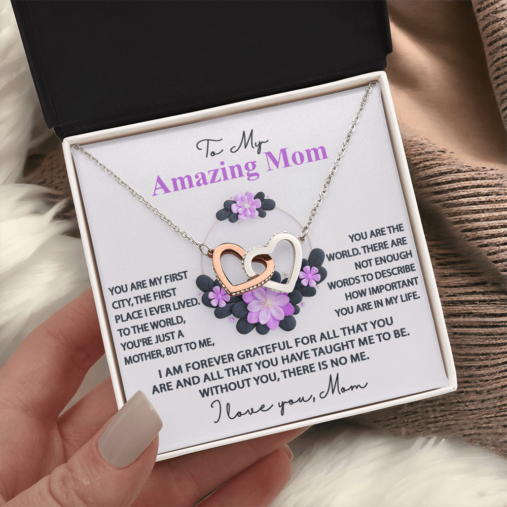 To My Amazing Mama Necklace, Mothers Day Necklace From Son, Christma Mom From Daughter, Gift My Mom Birthday, Mother Day Gift Mom Jewelry