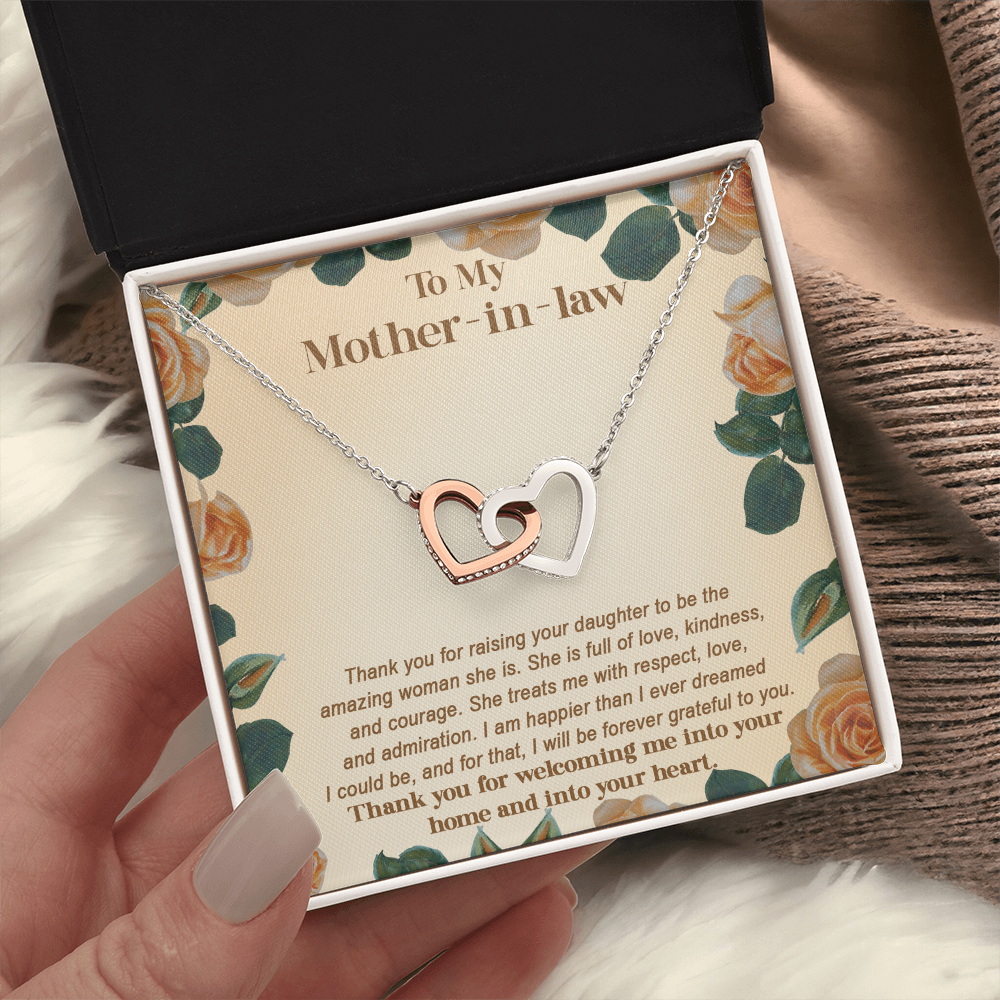 To My Incredible Mother-In-Law Necklace, Mother In Law Mothers Day Gift Jewelry, Future Mother In Law Gifts From Daughter In Law