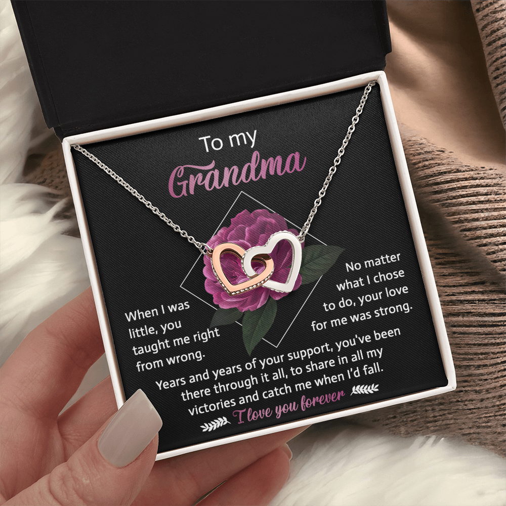 To My Grandma Necklace, I Love My Grandma Necklace, Gifts For My Grandma Birthday, Mothers Day Gift For My Grandma