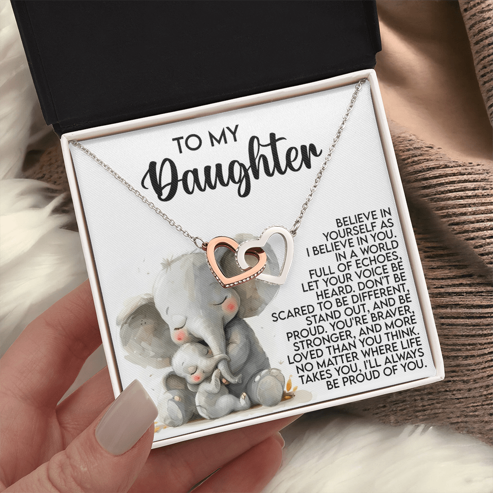 To My Daughter Necklace, To My Daughter Necklace, Daddys Little Girl Necklace, Valentine Gifts For My Daughter