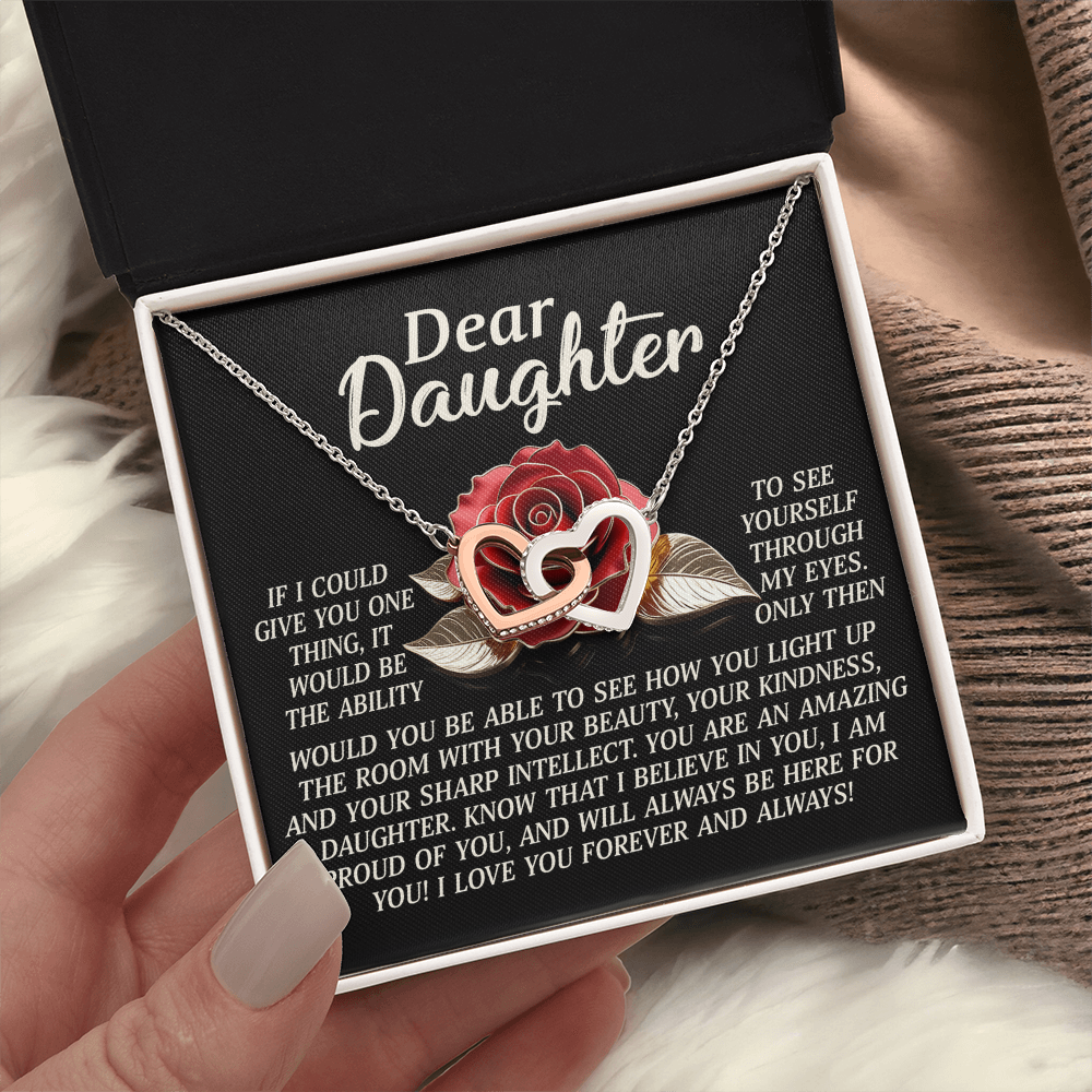 To My Daughter Necklace, Dad And Daughter Necklaces, Birthday Gift For Daughter Adult, Dad And Daughter Necklaces