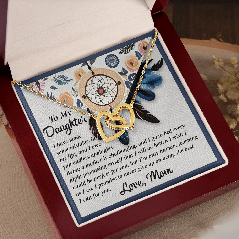 To My Daughter Necklace, Mother And Daughter Necklace, Gifts For Daughter Adult, Jewelry For Daughter From Dad