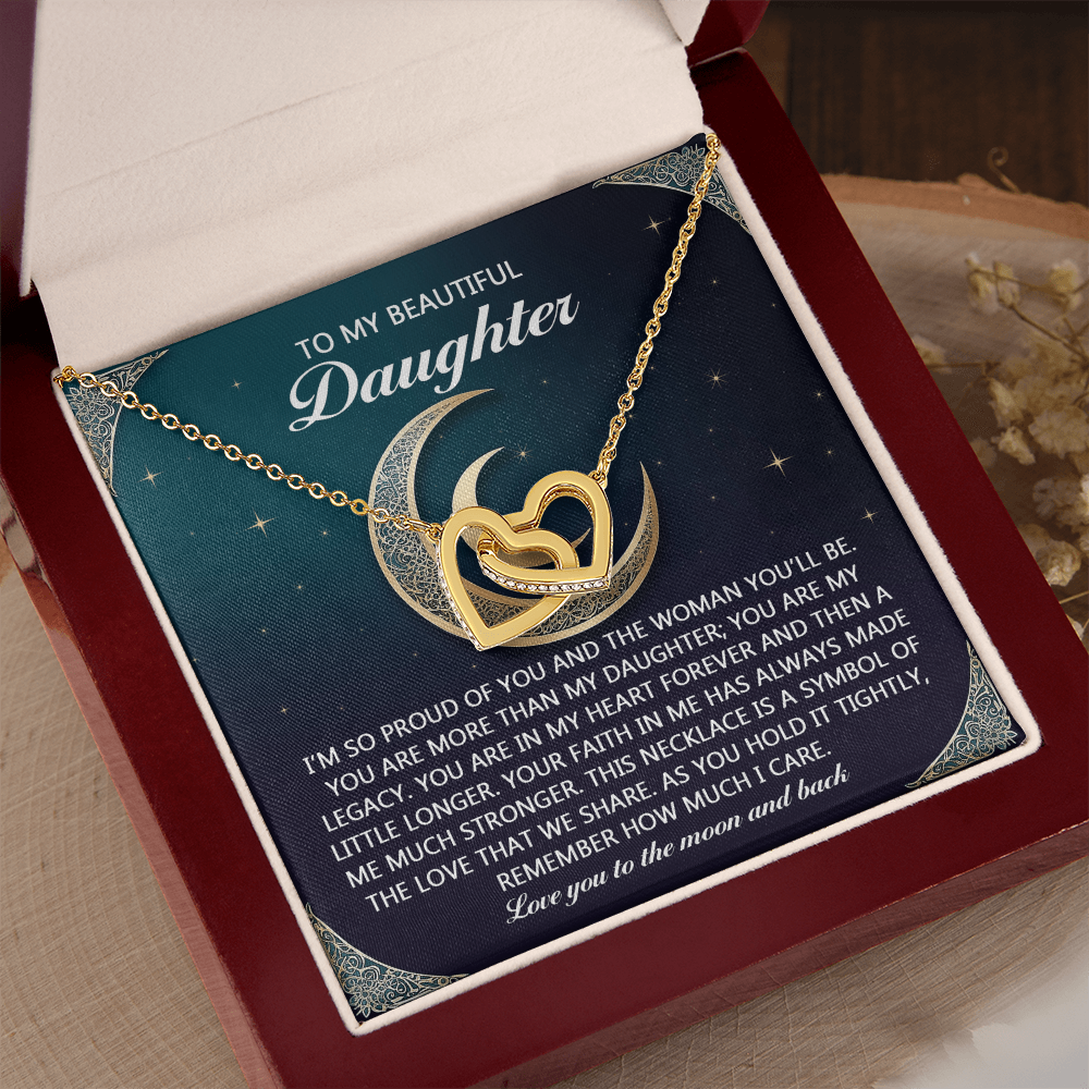 To My Beautiful Daughter Necklace, For My Daughter Necklace, Daughter Gifts From Mom, For My Daughter From Mom