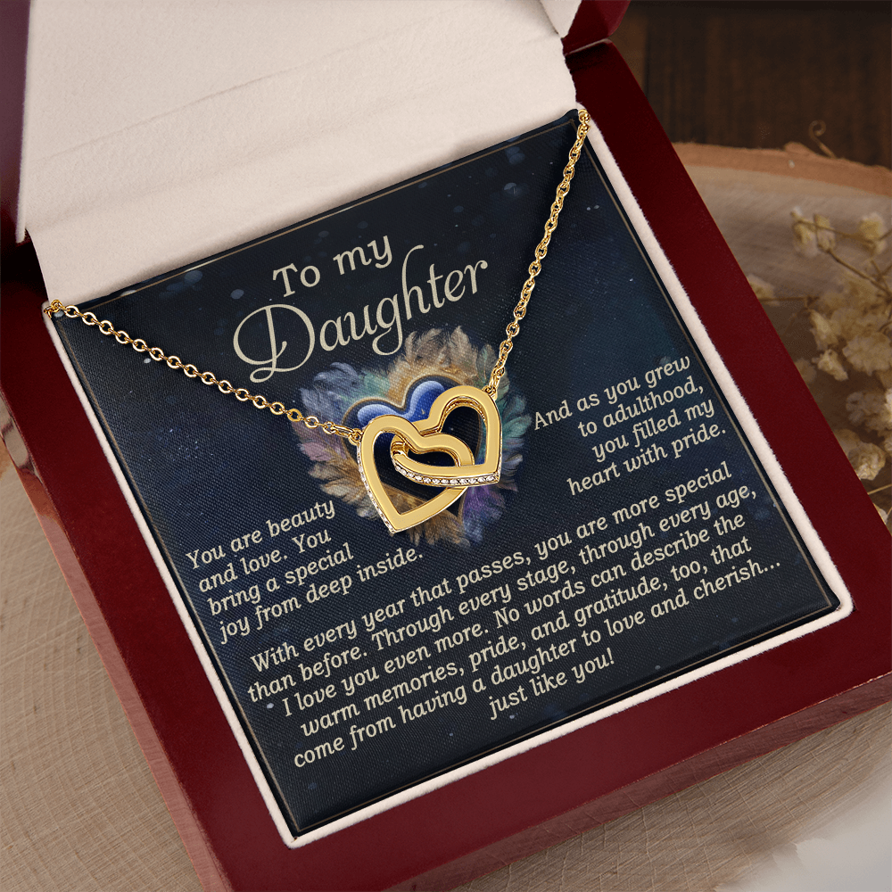 To My Daughter Necklace, For My Daughter From Dad, Daughter Gift From Dad, Daughter Necklaces From Mom