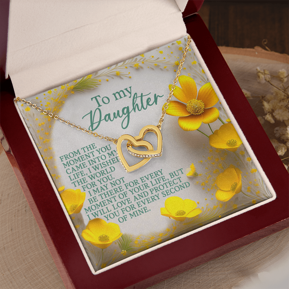 To My Daughter Necklace, My Daughter Gifts From Mom, Gifts From Dad To Daughter, Necklace For Daughter And Mom