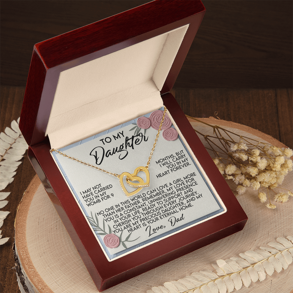 To My Daughter Necklace, Daughter Necklace From Dad, To My Daughter Necklace From Dad, Dad To Daughter Necklace
