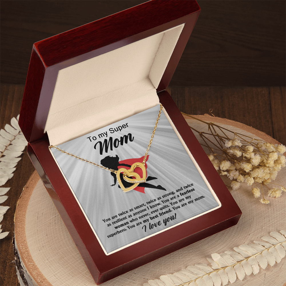 To My Super Mom Necklace, Gifts For Mom Necklace, Momma Necklaces For Women, Gifts From Daughter To Mom, Gifts For Moms From Kids