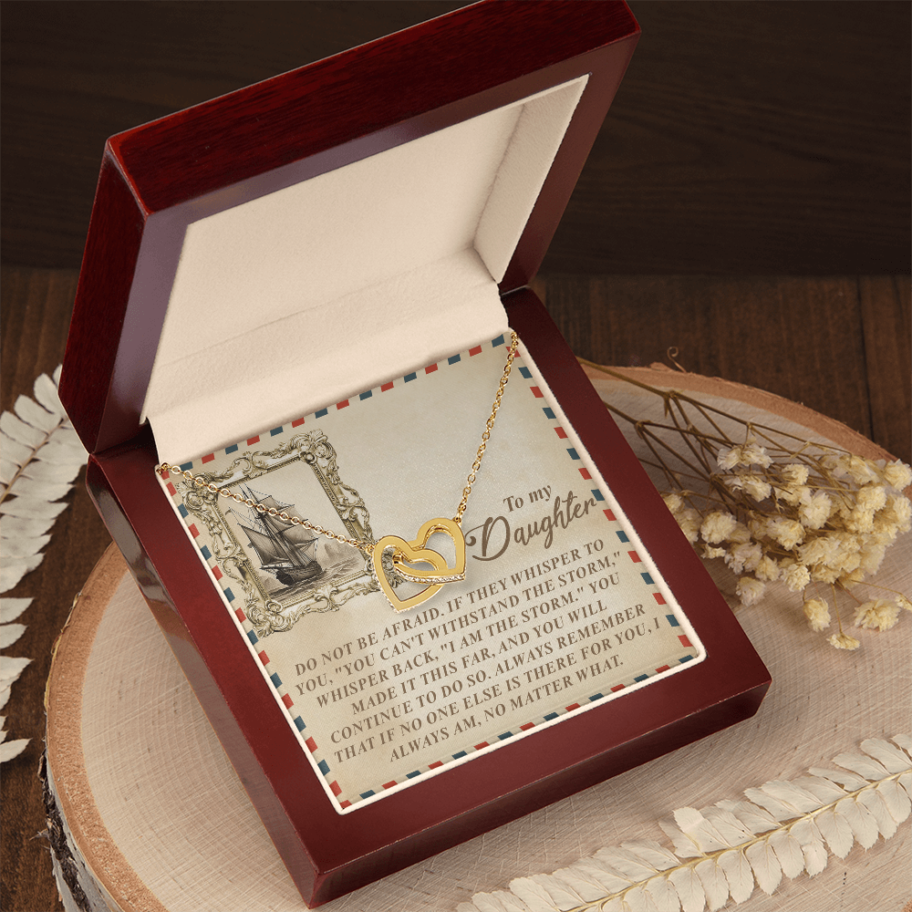 To My Daughter Necklace, Daughter Necklace From Dad, To My Daughter Necklace From Dad, To Our Daughter Gifts From Parents