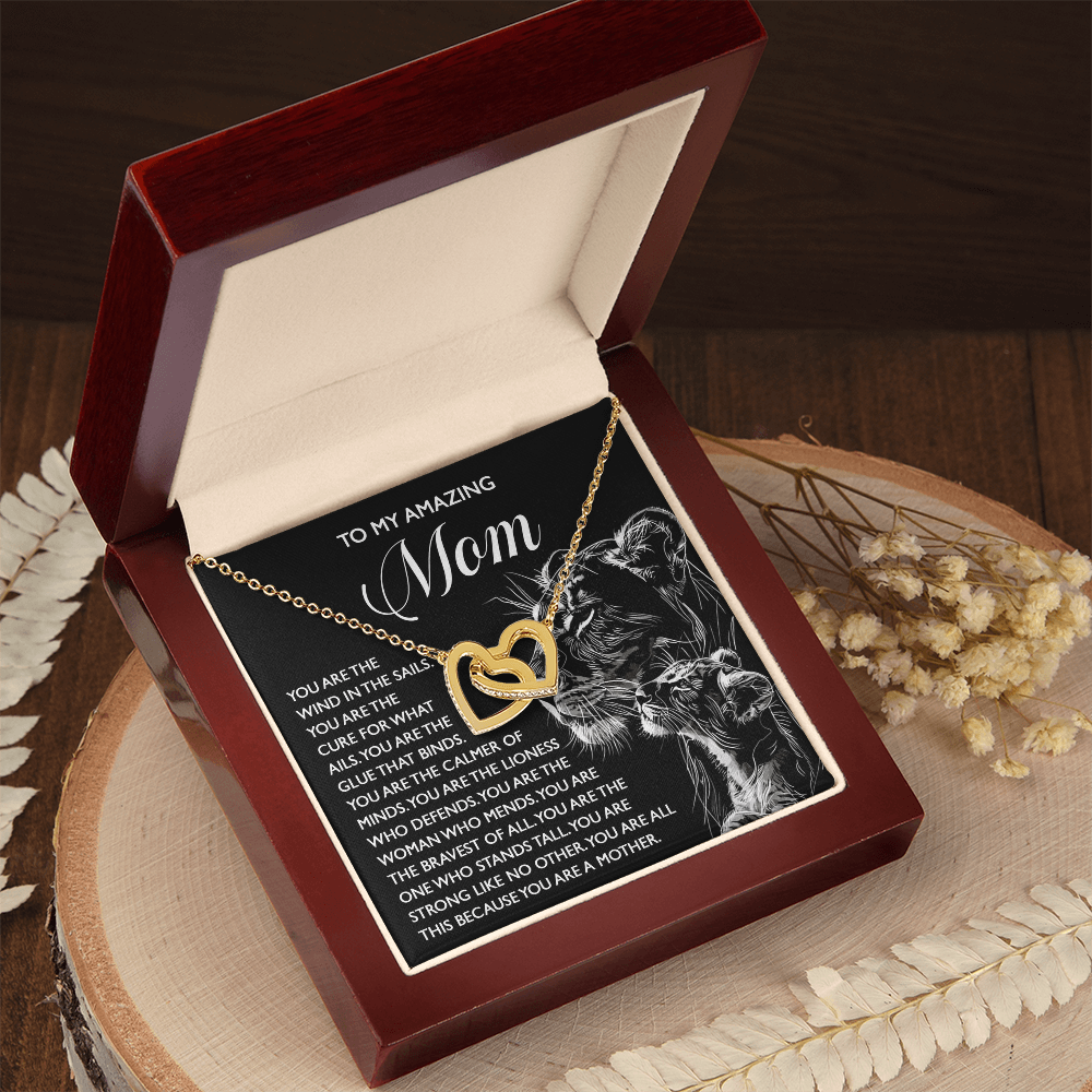 To My Amazing Mom Necklace, Worlds Best Mom Necklace, Sentimental Gift Mom From Son, Mother's Day Gifts For Mom Spanish