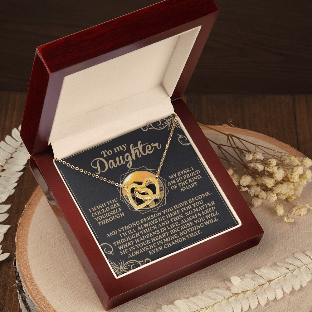 To My Daughter Necklace, My Daughter Gifts From Dad, Gifts For Daughter From Mom, Mom And Daughter Necklaces
