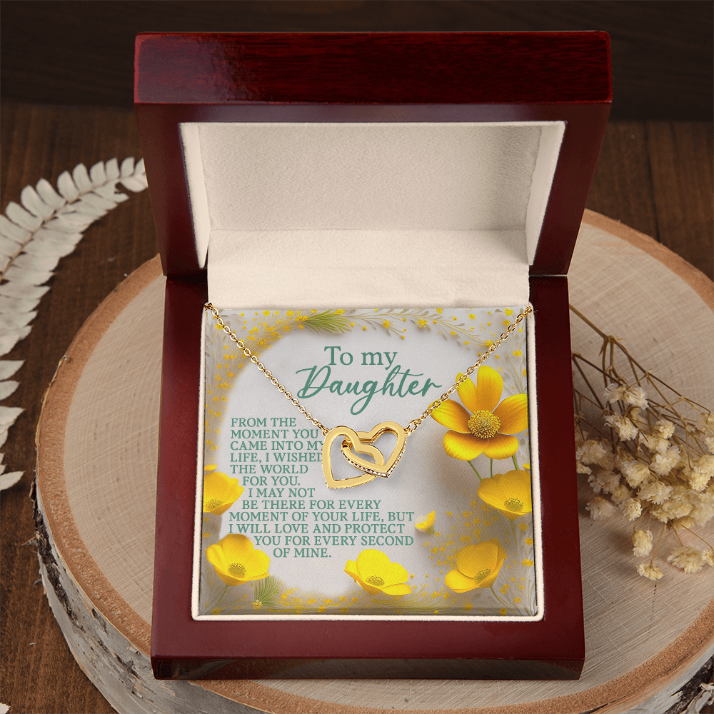 To My Daughter Necklace, My Daughter Gifts From Mom, Gifts From Dad To Daughter, Necklace For Daughter And Mom
