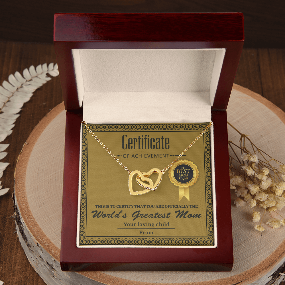 World's Greatest Mom Necklace, To My Mom Necklace From Your Loving Child, Christmas Gifts For Mom Spanish, Mom Gift Christma Jewelry