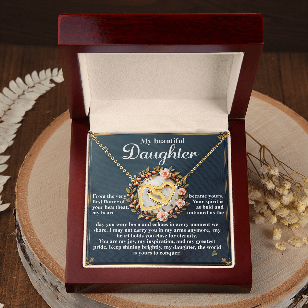 My Beautiful Daughter Necklace, My Daughter Gifts From Dad, Gifts For Daughter From Mom, Mom And Daughter Necklaces
