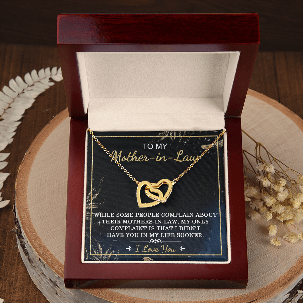To My Mother-In-Law Necklace, Birthday Gifts For Mother In Law From Daughter In Law, Birthday Gifts For Mother In Law From Son In Law