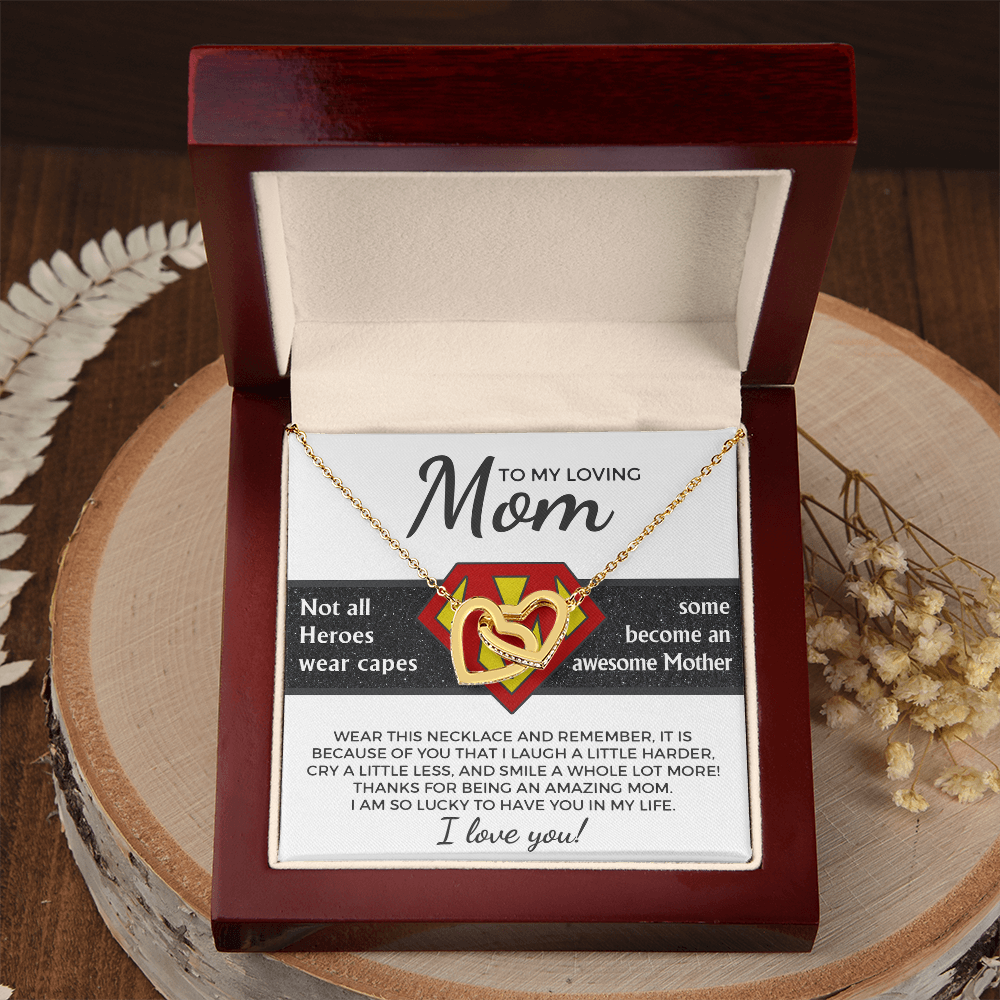 To My Loving Mom Necklace, Jewelry Mother Day Gift, I Love My Mom Necklace, Gifts For Mexican Moms, Birthday Gift Boyfriends Mom