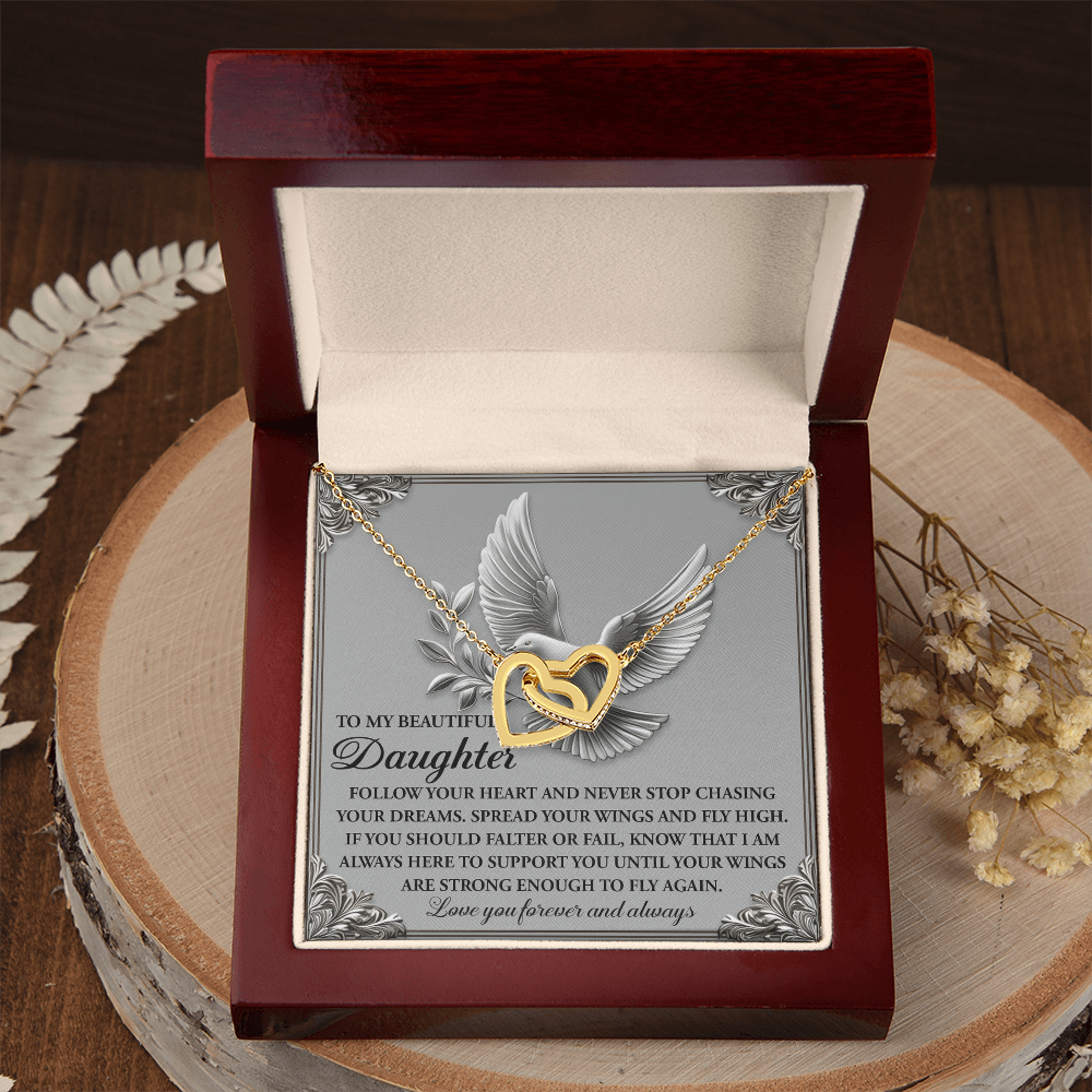 To My Beautiful Daughter Necklace, Birthday Card For Adult Daughter, Adult Daughter Birthday Gifts, Bonus Daughter Gifts Unique