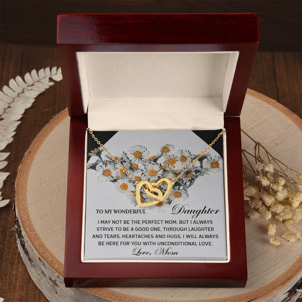 To My Wonderful Daughter Necklace, Daughter Gifts From Mom Unique, Mother Daughter Necklace, My Daughter Gifts From Mom