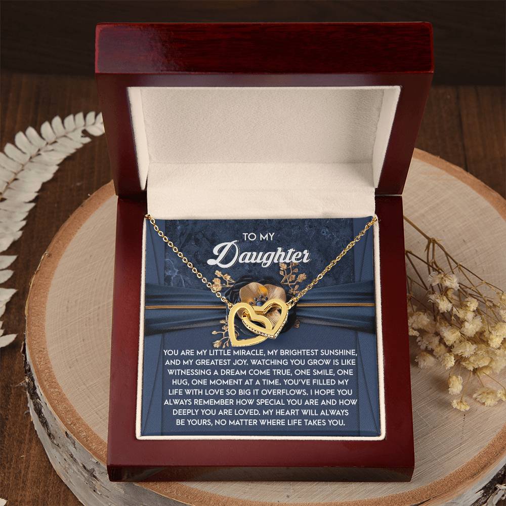 To My Daughter Necklace, Mom And Daughter Necklaces, Father Daughter Necklace, Jewelry For Daughter From Mom