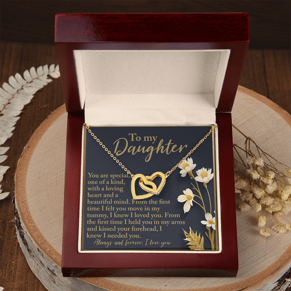 To My Daughter Necklace, Valentines For Adult Daughter, To Our Daughter Gifts From Parents, Daddy Necklace For Daughter